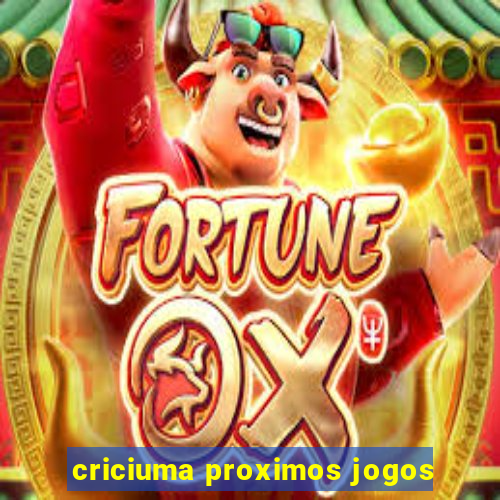 criciuma proximos jogos